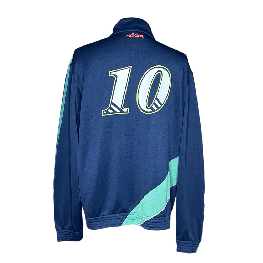 ADIDAS Men’s Vintage Football Club Full Zip Track
Style Jacket Green Blue 2XL